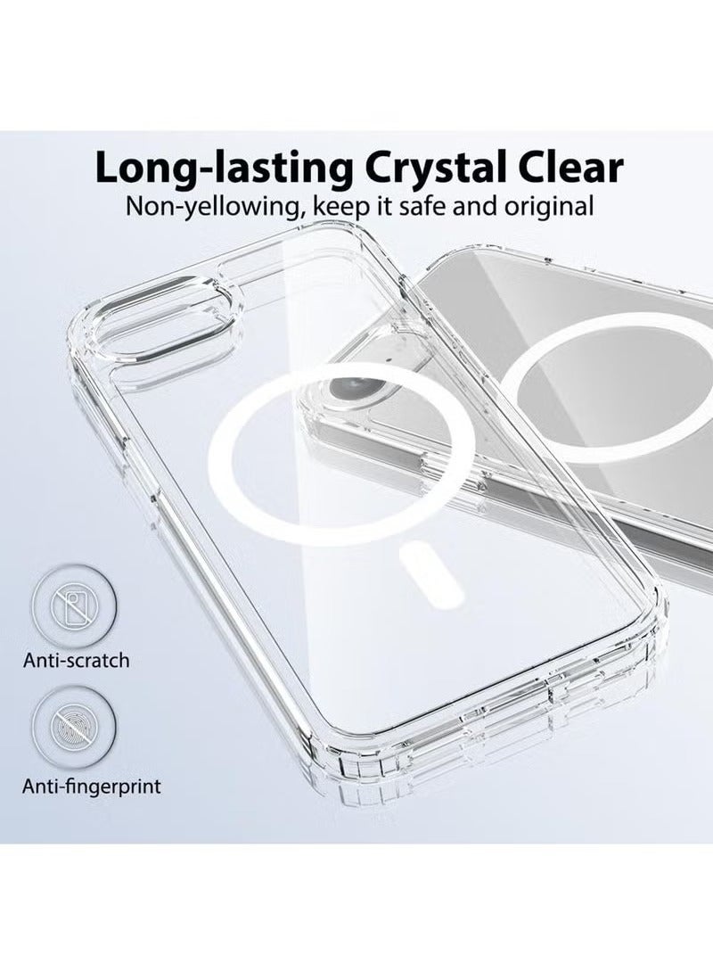 TIGER Compatible with iPhone 16E Case, Mil-Grade Drop Tested Shockproof Anti-Scratch Clear Magnetic Phone Case for iPhone 16E (Clear), Slim & Lightweight, Transparent Protective Cover for Maximum Durability and Style - Image 2