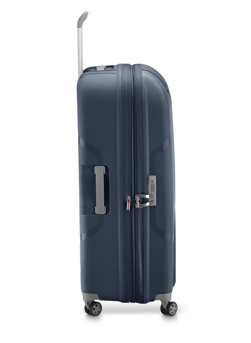 DELSEY Paris Clavel 83cm Hardcase 4 Double Wheel Expandable Check-In Luggage Trolley Blue Jean - Image 3