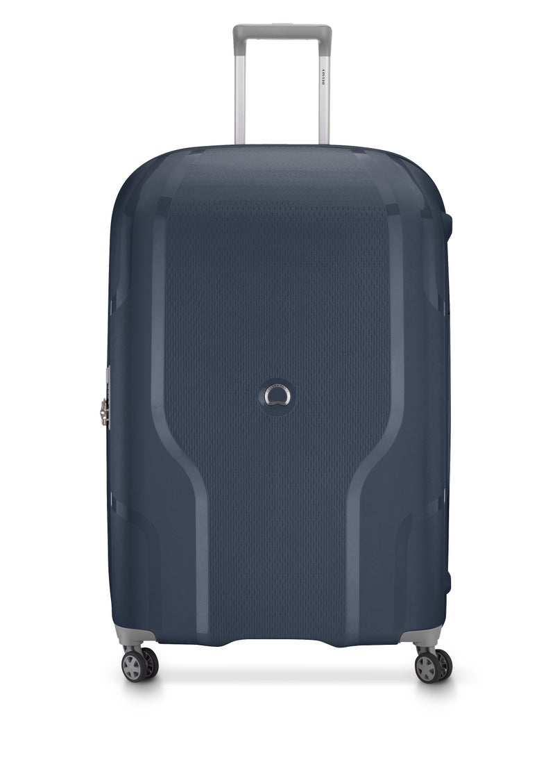 DELSEY Paris Clavel 83cm Hardcase 4 Double Wheel Expandable Check-In Luggage Trolley Blue Jean - Image 1