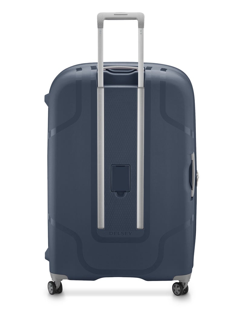 DELSEY Paris Clavel 83cm Hardcase 4 Double Wheel Expandable Check-In Luggage Trolley Blue Jean - Image 4