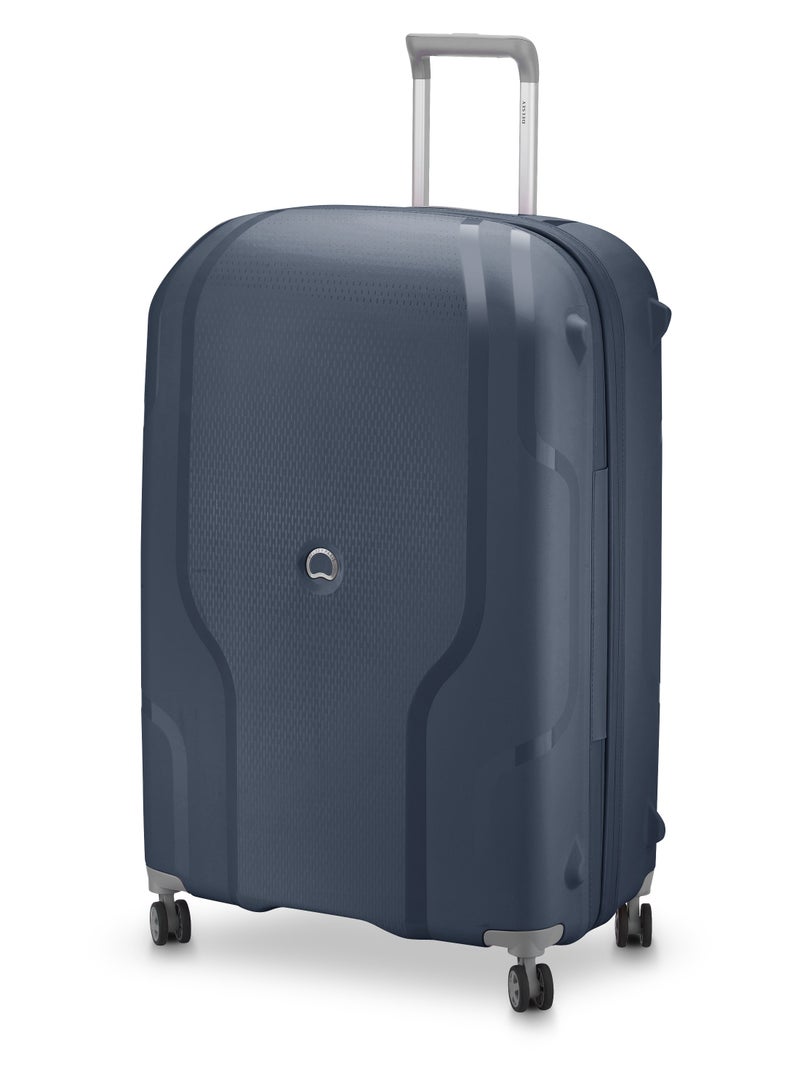DELSEY Paris Clavel 83cm Hardcase 4 Double Wheel Expandable Check-In Luggage Trolley Blue Jean - Image 2