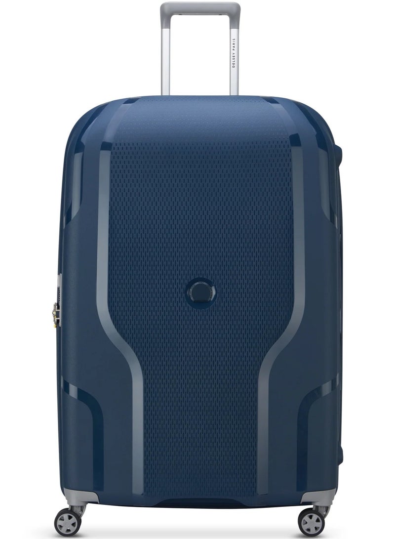 ديلسي _باريس حقيبة سفر كلافيل 83 سم بعجلات مزدوجة قابلة للتوسيع - أزرق جينز - Image 1