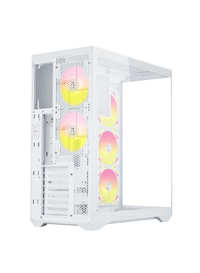 ثيرمو كيس بي سي احترافي آتاك AK06 زجاج مقوى ATX فل تاور مع 5 مراوح مقاس 140 ملم – لون أبيض - Image 5