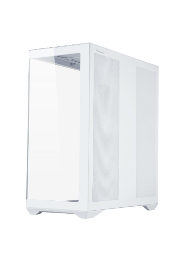 ثيرمو كيس بي سي احترافي آتاك AK06 زجاج مقوى ATX فل تاور مع 5 مراوح مقاس 140 ملم – لون أبيض - Image 4