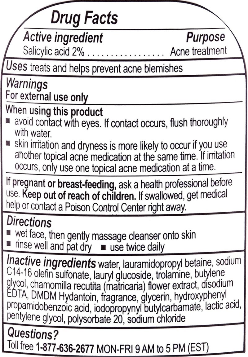Phisoderm Anti-Blemish Gel Cleanser - 6 oz Salicylic Acid Acne Treatment for Clear Skin - Image 4