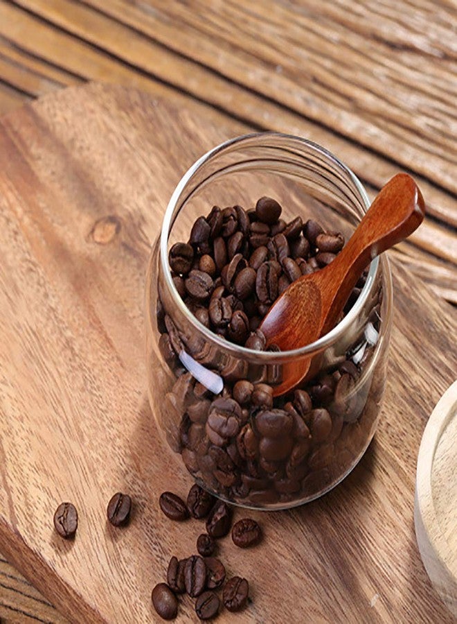 ccHuDE 3 Pcs Mini Wooden Spoons Wood Spoon Sugar Salt Tea Scoop Teaspoons Seasoning Spoons Brown - Image 3
