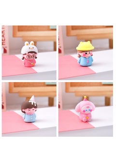 EHOME Pencil Sharpener, 4 PCS kawaii Pencil Sharpeners Manual, Handheld Pencil Sharpener for Kids, Office, Home, School Supplies  - Image 2