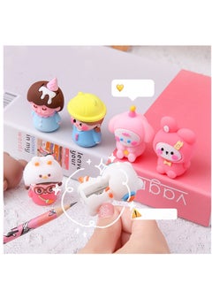 EHOME Pencil Sharpener, 4 PCS kawaii Pencil Sharpeners Manual, Handheld Pencil Sharpener for Kids, Office, Home, School Supplies  - Image 3