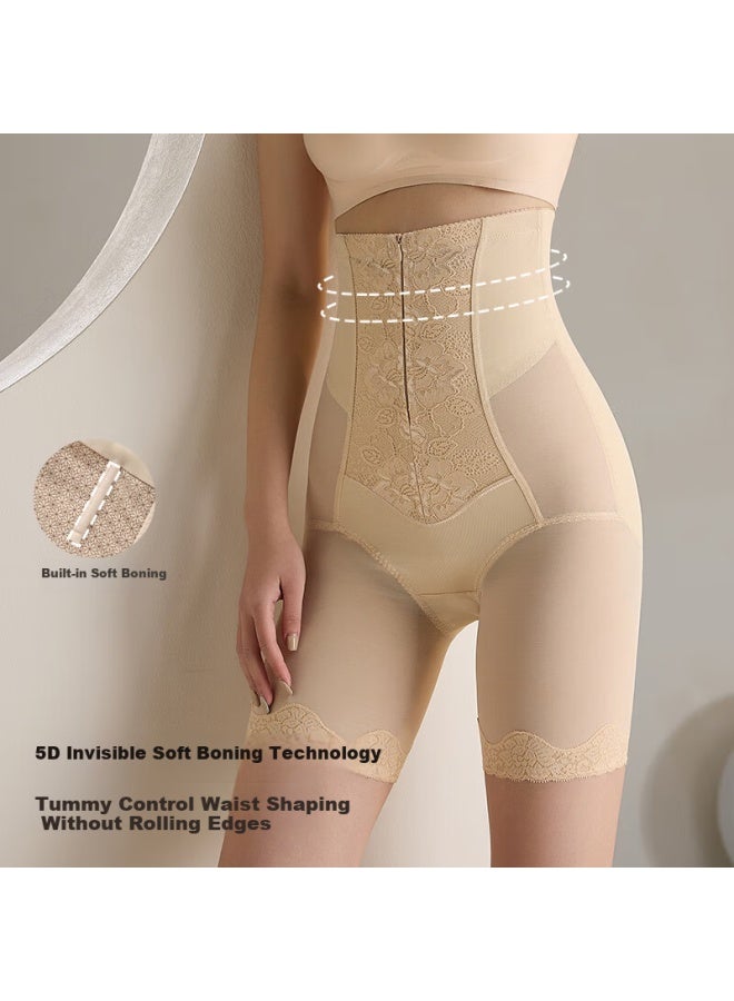 GRACEWELL Tingmei High-waist Zipper Lifting Tummy Control Postpartum Seamless Strong Shaping Slimming Body Shaping Waist Shaping Panties For Women - Image 4