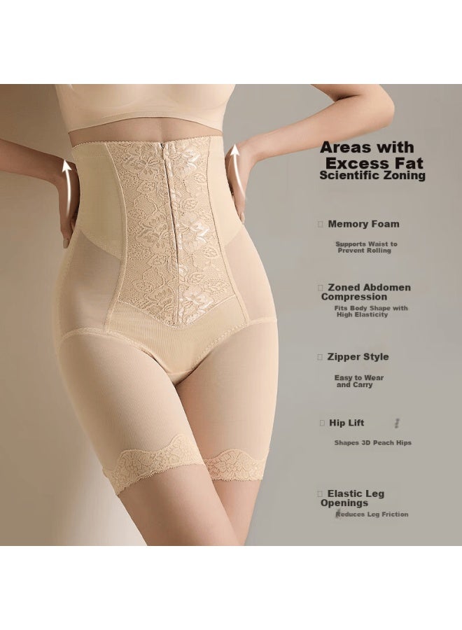 GRACEWELL Tingmei High-waist Zipper Lifting Tummy Control Postpartum Seamless Strong Shaping Slimming Body Shaping Waist Shaping Panties For Women - Image 2