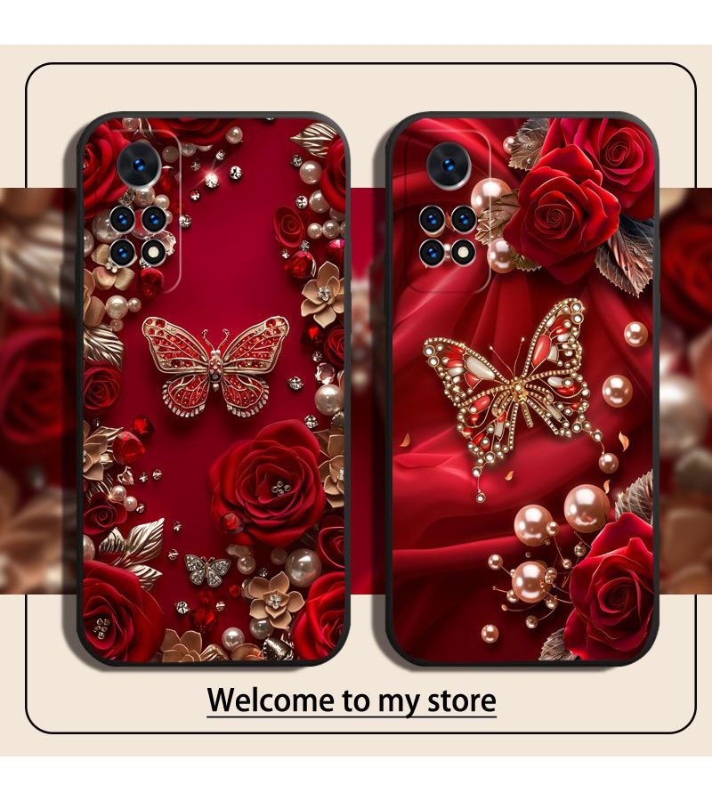Redmi 13C 5G Case Mixed Color 1 Couple Design Protective Cover - Image 1