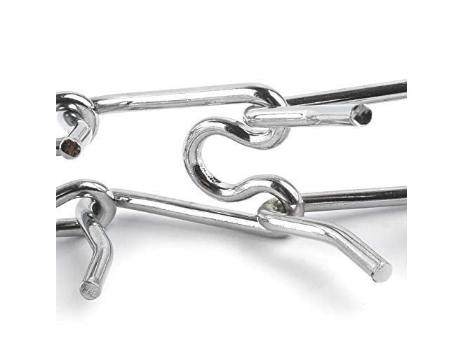 Pups&Pets Stainless Metal Chrome Plated Prong Dog Pet Pinch Training Collar No-Pull Collar (20" Inch Neck Size Adjustable) - Image 4