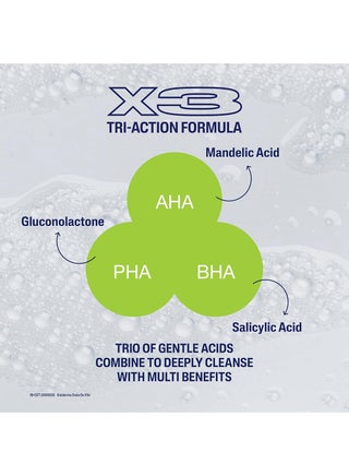 Gentle Exfoliating Sa Cleanser, Foaming Gel Cleanser For All Skin Types, Salicylic Acid, Mandelic Acid & Gluconolactone, Gently Exfoliates, Dermatologist Recommended Brand,  Pump Bottle - Transperant 236ml - view 3