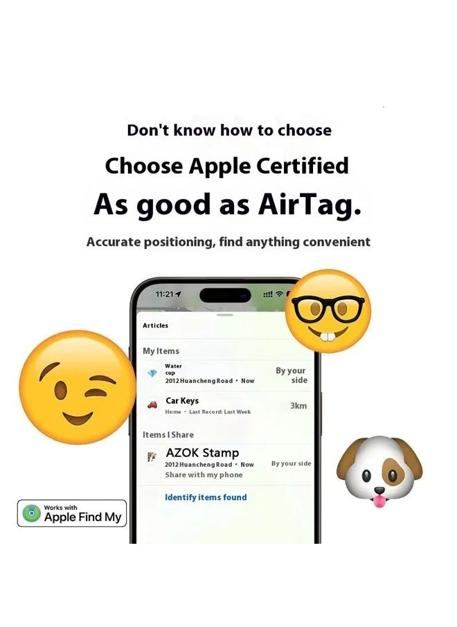 General - Findmy Airtag location is available for Apple anti-lost devices, Bluetooth pet tracking devices for the elderly, and children - Image 1
