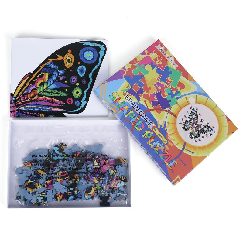 Christmas Owl Lion Wolf Shaped Wooden Puzzle 3D Animal Puzzle Manufacturers Wooden Puzzle Toys - Image 1