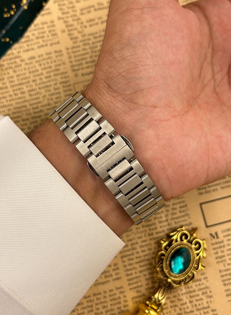 ديفوشي ساعة يد رجالية فاخرة ستانلس ستيل مقاومة للماء – ماركة ديفوشي - Image 2