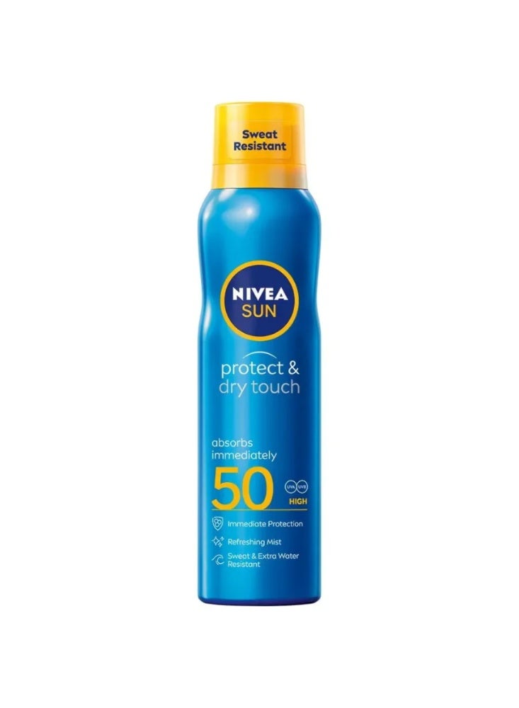 Nivea Sun Protect & Dry Touch Refreshing Sun Mist Spray SPF50 200Ml
