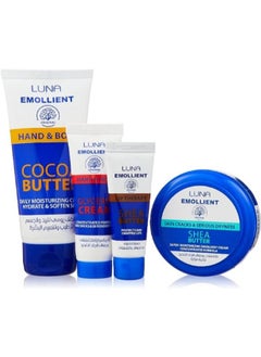 Luna Emollient Bag Bundle Skin Care Set Of 4 Pcs
