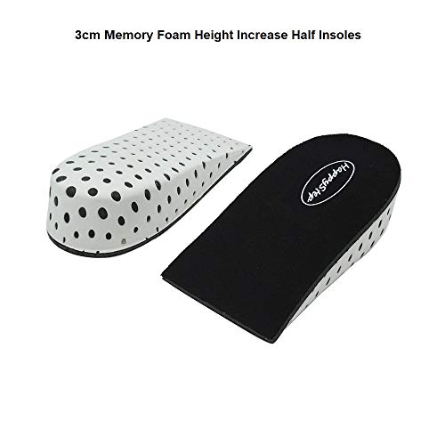 Happystep 1 Pair 3cm Invisible Height Increase Shoe Inserts Insoles, in-Sock Heel Lift Raising Pad for Shoes - Image 5