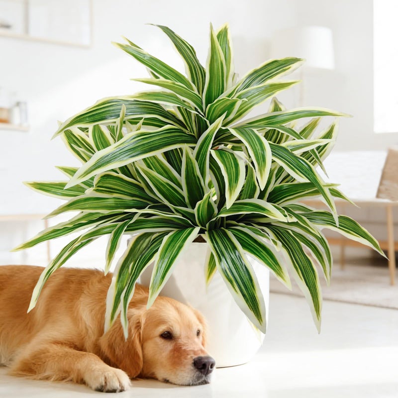Cherica 4Pcs Fake Ferns, Faux Outdoor Plants UV Resistant,3D Real Touch Fake Plants Total 60 Blades,Weatherproof Artificial Plants Outdoor Indoor for Garden Porch Home Office Decor - Image 4