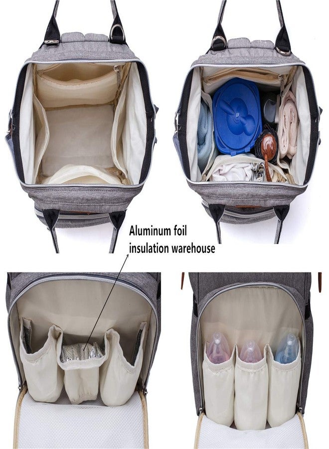 Armbq Diaper Bag Backpack for Baby Boy Girl, Multi-Function Diaper Bag for Baby Care, Waterproof Large Capacity Travel Backpack, Diaper Bags Essentials for Mom, Dad - Image 5