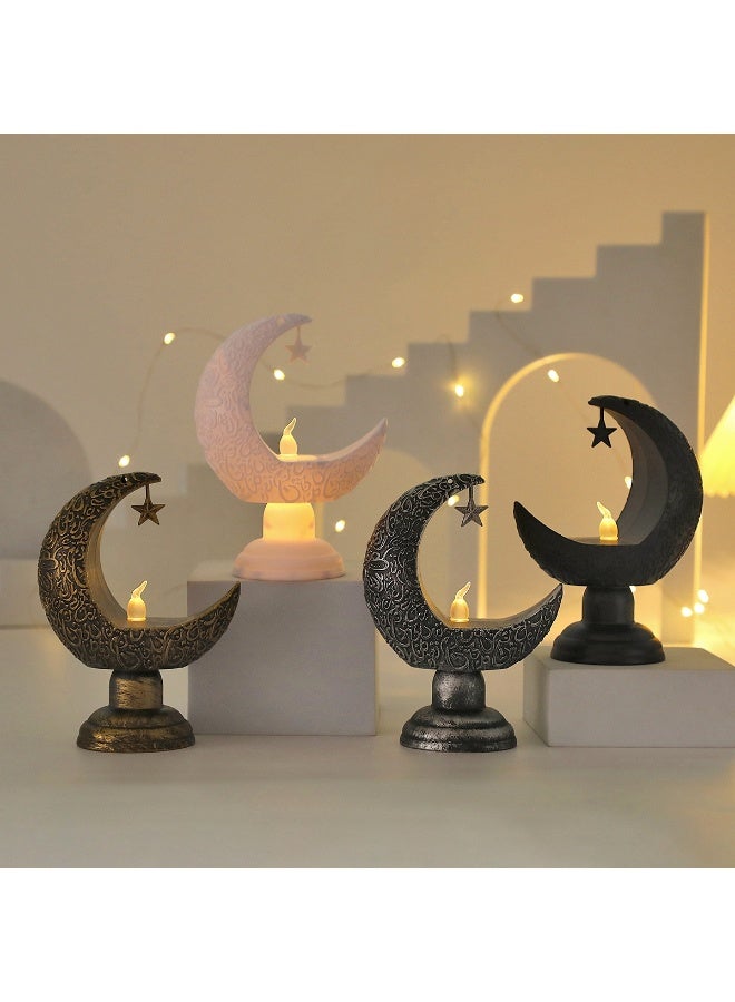 Ramadan Mubarak Flameless LED Candles Lights Candle Star Moon Lamp LED  Ramadan Night Light for Home Table Party  Ramadan Tabletop Decorations - Image 4