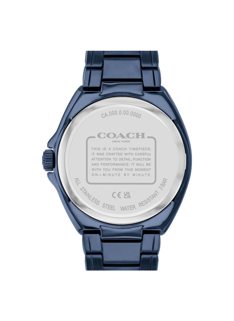 COACH - COACH WATCHES ROUND ANALOG MEN'S BLUE CASE WATCH - 14602689 - Image 1