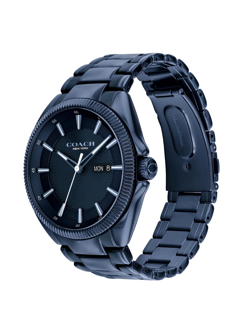 COACH - COACH WATCHES ROUND ANALOG MEN'S BLUE CASE WATCH - 14602689 - Image 1