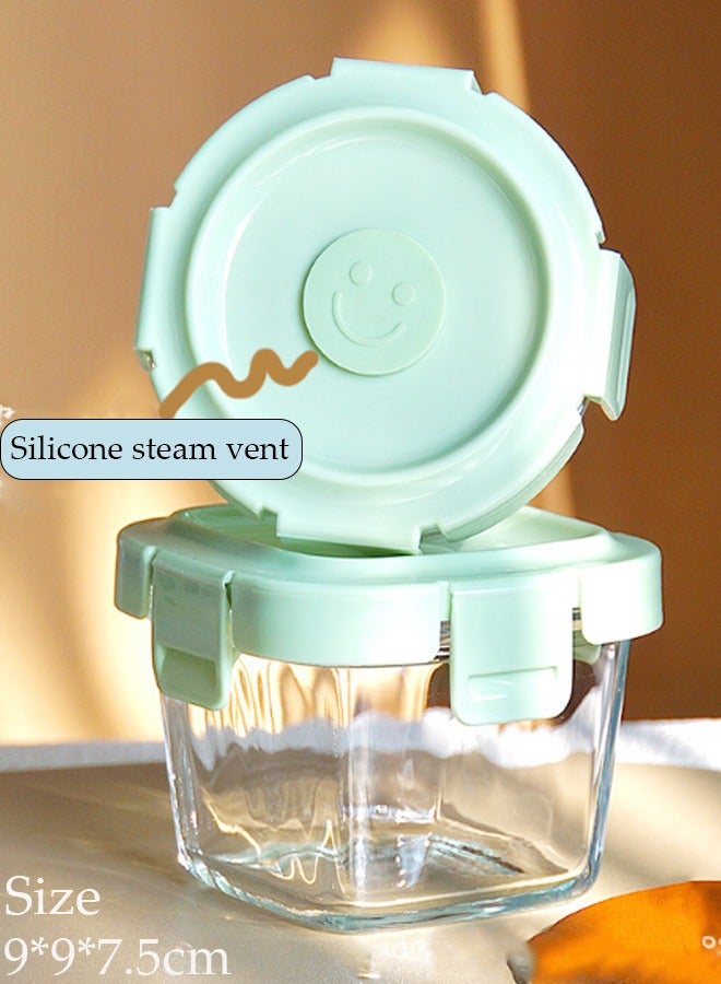 Jourvent Food Supplement Box ( Snack, Reusable Small Containers, Breast Milk, Fridge, Freezer, Microwave & Dishwasher Safe, Essential Must Have for Infants . Baby Food Containers, Reusable Infant Food Storage Jars, Small Snack Container with Lids for Infant & Babies, Microwave & Dishwasher Friendly  - Image 2