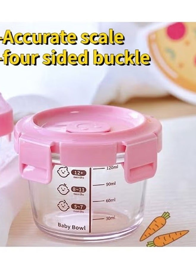 Jourvent Food Supplement Box ( Snack, Reusable Small Containers, Breast Milk, Fridge, Freezer, Microwave & Dishwasher Safe, Essential Must Have for Infants . Baby Food Containers, Reusable Infant Food Storage Jars, Small Snack Container with Lids for Infant & Babies, Microwave & Dishwasher Friendly  - Image 3