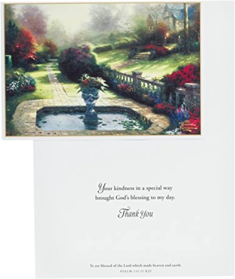 DaySpring  Thomas Kinkade  Thank You  12 Boxed Cards KJV 51855 Multi - Image 3