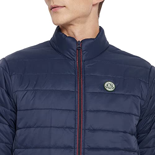 Duke Men Nylon Standard Length Full Sleeve Jacket_WSDZ834_Denim_L - Image 5
