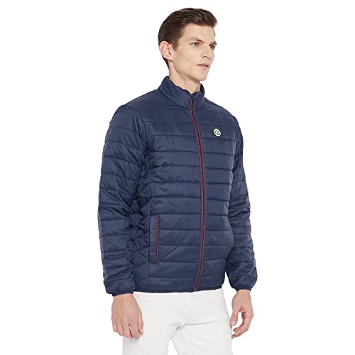 Duke Men Nylon Standard Length Full Sleeve Jacket_WSDZ834_Denim_L - Image 3
