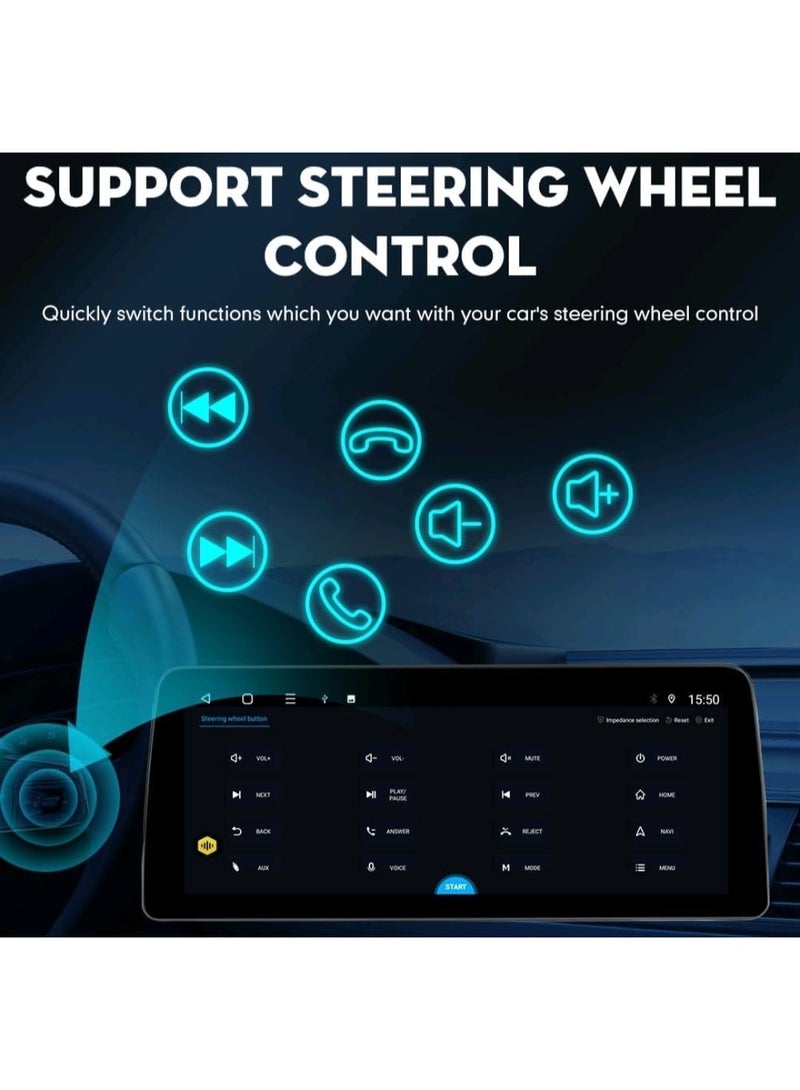 SHEZA STAR Android Car Stereo for Nissan X-Trail 2021-2024 2GB RAM 32GB ROM Support Carplay, M-Link Wi-Fi BT, Radio GPS, 12.3 Inch IPS Touch Screen with AHD Camera Included - Image 5