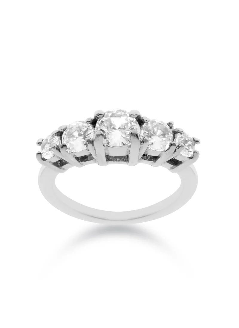 ليو جو Liu Jo Fede Silver Ring - White - LJ2429
