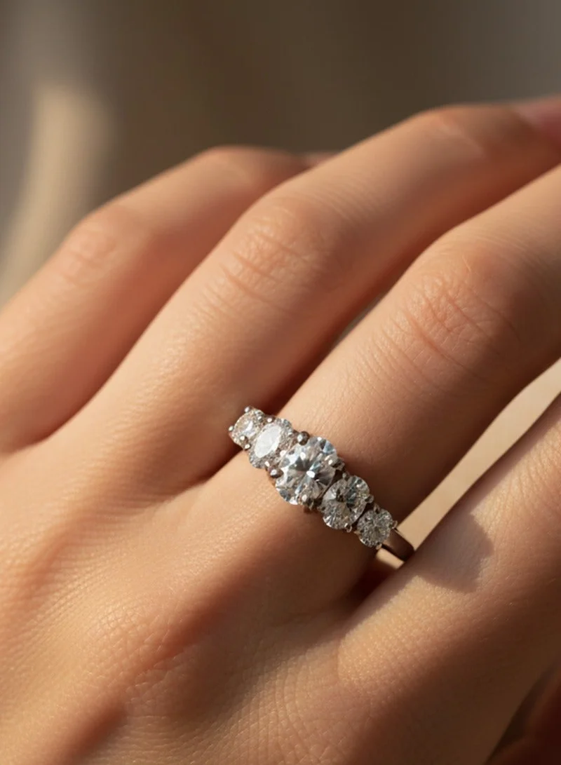 Liu Jo  Liu Jo Fede Silver Ring - White - LJ2429 for Women | Best Price UAE