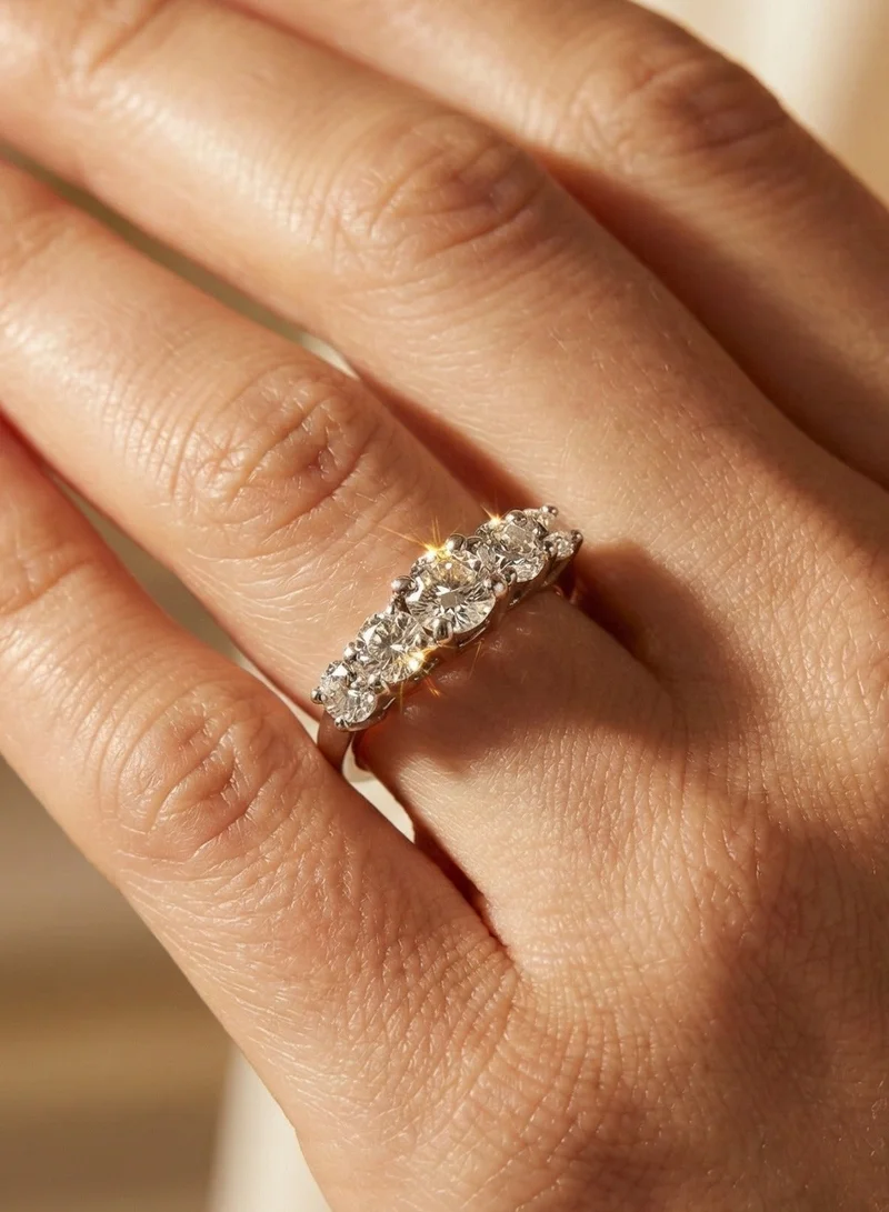 Liu Jo Liu Jo Fede Silver Ring - White - LJ2429