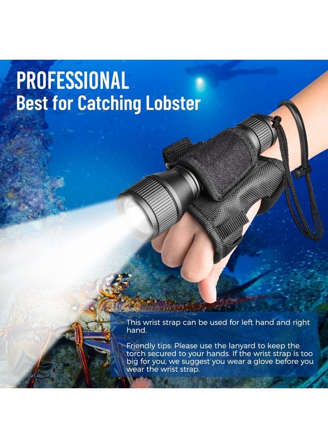 ORCATORCH مصباح الغوص D550 1000 لومن مصباح يدوي للغوص 3 أوضاع IP68 مقاوم للماء أضواء تحت الماء غوص ليلي مصباح غواصة مع حزام للمعصم لاستكشاف الهواء الطلق رياضات تحت الماء - Image 3