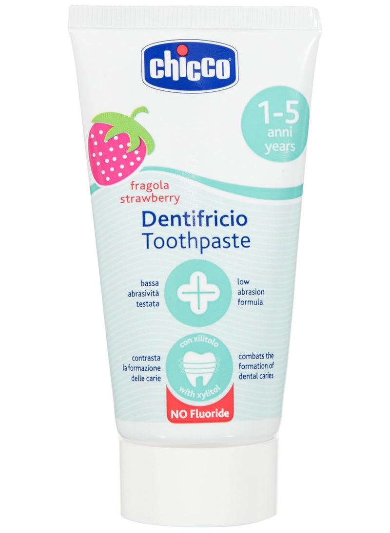 Chicco Strawberry Toothpaste 1-5 Years 50ml - Image 1