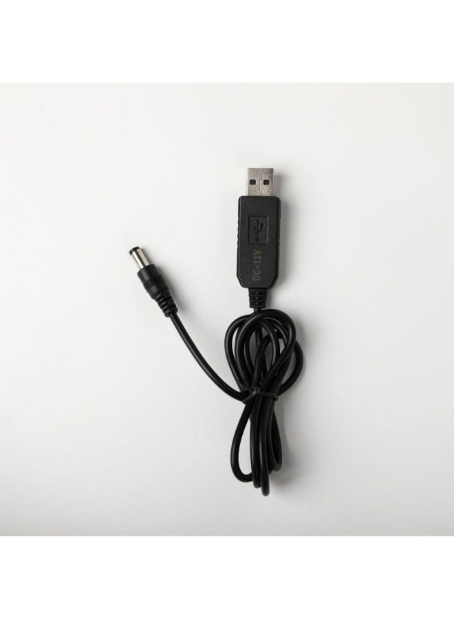 خط تعزيز USB 12 فولت خط محول الأجهزة المنزلية الصغيرة راوتر القط البصري خط تعزيز USB 12 فولت مصدر طاقة تيار مستمر خط شحن اللون: كابل تعزيز USB 12 فولت 1 متر - Image 1