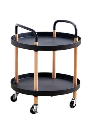 Round Black 2 Tier