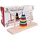 KINGOU Wooden Colorful TenStorey Tower of Hanoi Logic Puzzle Brain Teaser Intellectual Toy - Image 4
