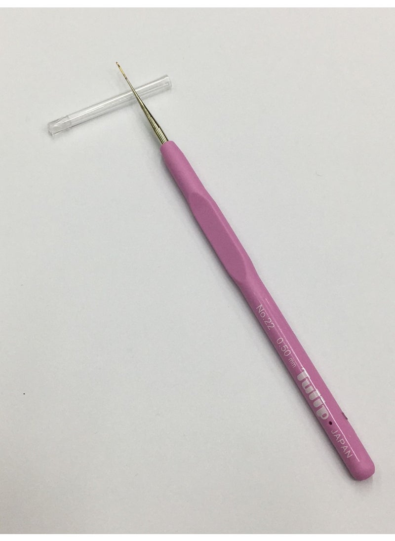Tulip Lace Crochet Hook with Silicone Handle Size 22  - Image 1