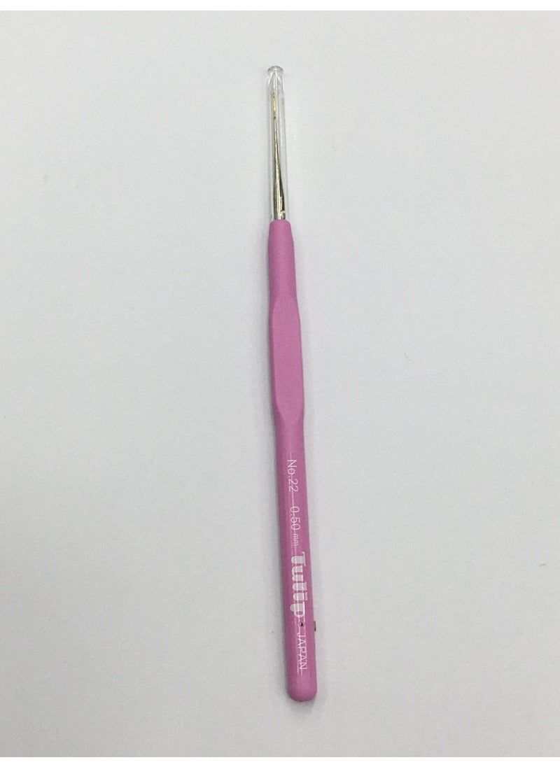 Tulip Lace Crochet Hook with Silicone Handle Size 22  - Image 2