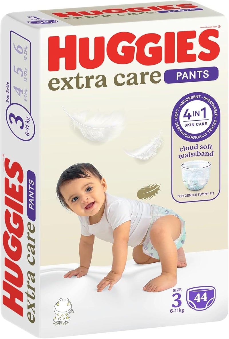 Huggies Extra Care Diaper Pants Size 3 - Image 2