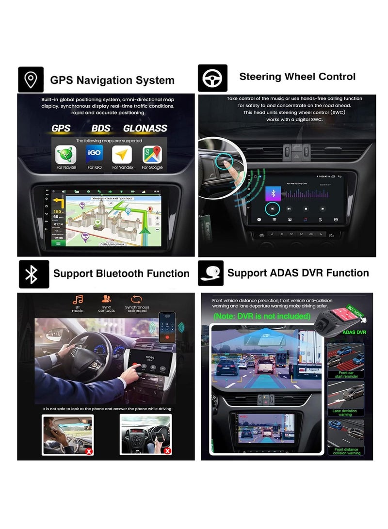 9" Android 11 Car Stereo for Mitsubishi Mirage Attrage 2012-2018 Car Radio Bluetooth Head Unit Support Carplay/Android Auto GPS Navigation WiFi 4G DSP SWC FM RDS - Image 5