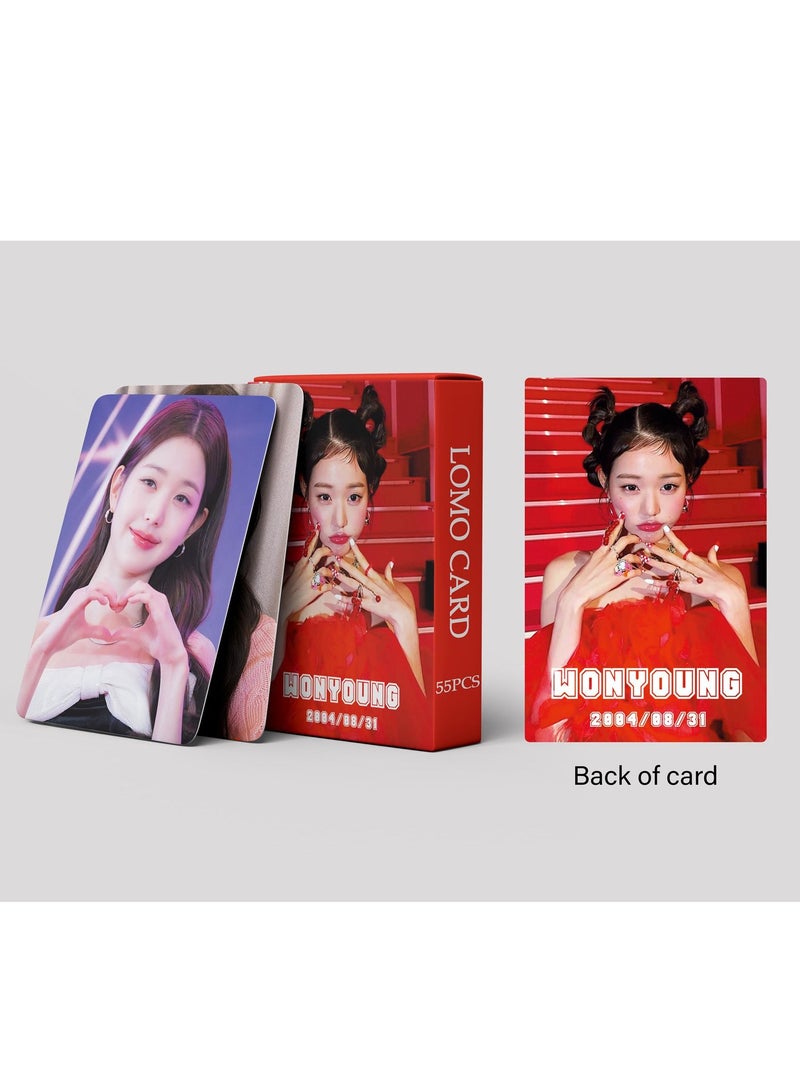 55Pcs IVE member Jang Won Young Single New Photo Card