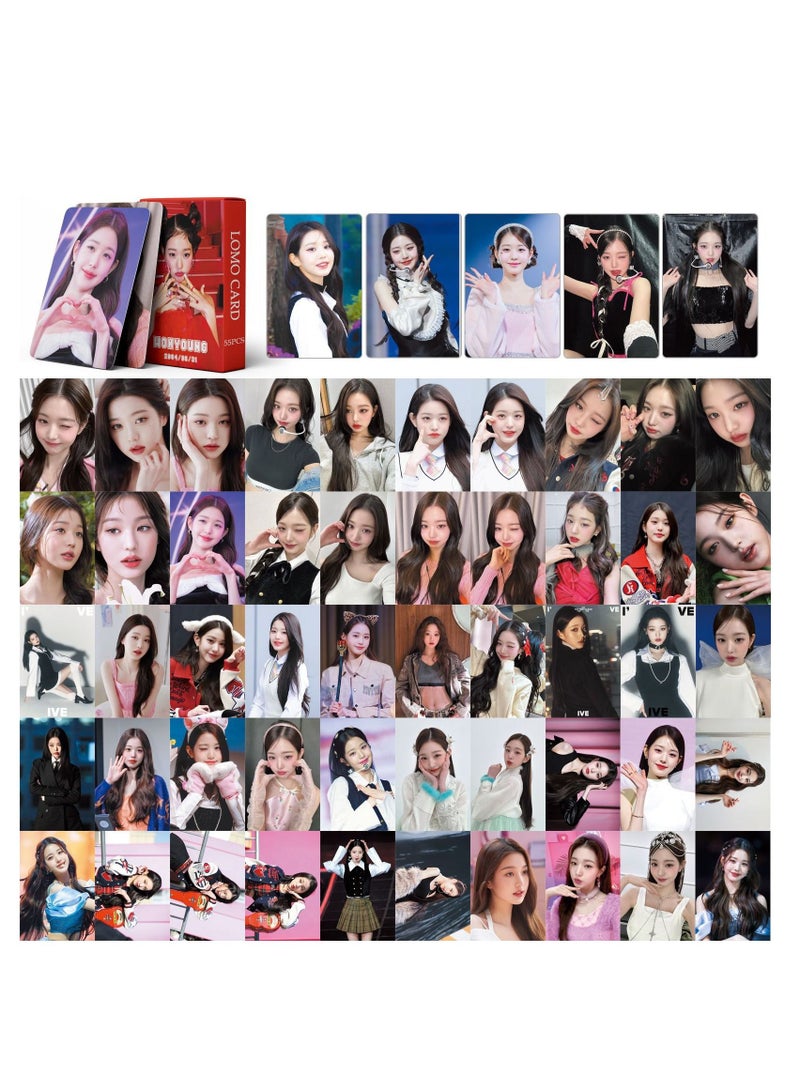 55Pcs IVE member Jang Won Young Single New Photo Card