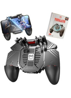 Mobile Game Controller for iPhone & Android Pubg Mobile Controller with Cooling Fan Phone Triggers for Gaming