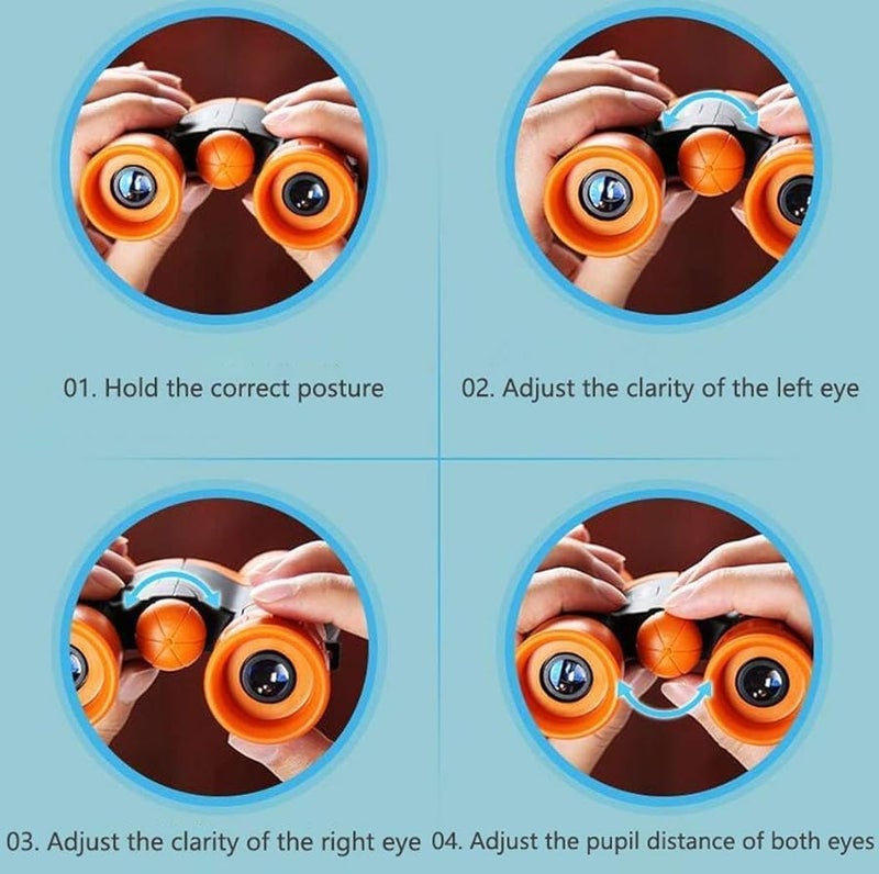 8X21 Mini Compact Binoculars For Adults And Kids Outdoor Travel Bird Watching - Image 5